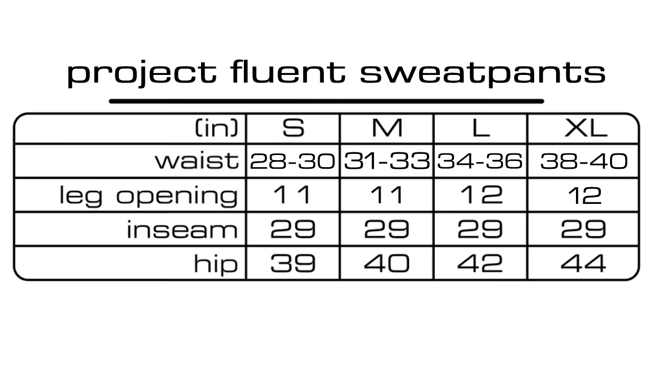 Fluent Cross Sweatpants Black
